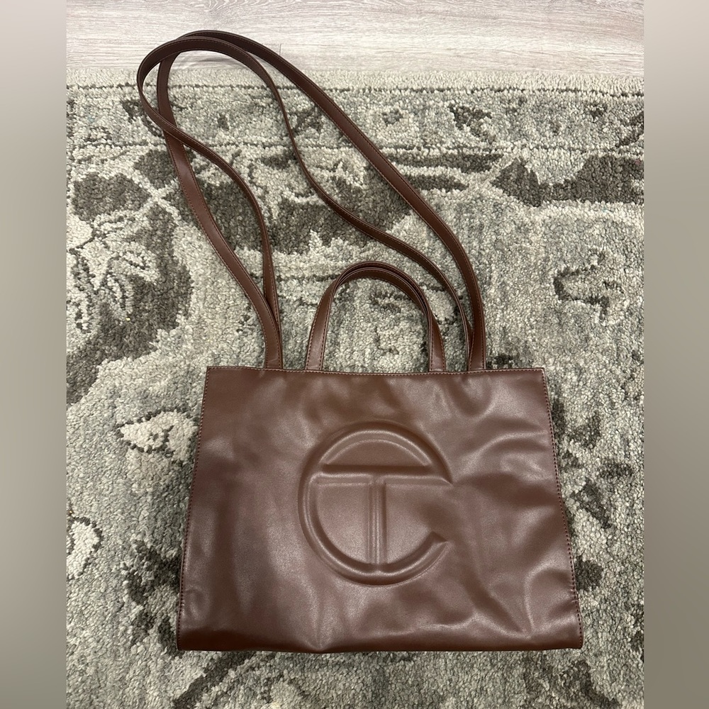 Telfar Chocolate Brown Medium Shopping Bag